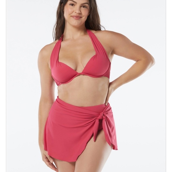 NWT Coco Reef Contours Cameo Underwire Halter Bikini Top size 14/38D - Picture 3 of 4